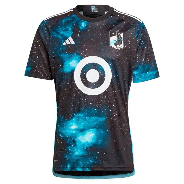 Minnesota United FC adidas 2024 Starry Night Replica Custom Jersey - Black - Image 2
