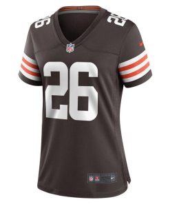 Alternative view of Rodney McLeod Cleveland Browns Nike Women's Team Game Jersey -  Brown