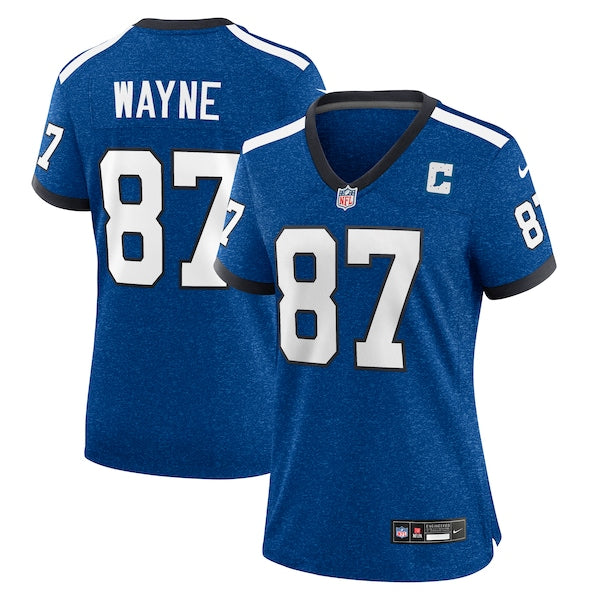 Reggie Wayne Indianapolis Colts Nike Women's Indiana Nights Alternate Game Jersey - Royal/Royal - Image 2