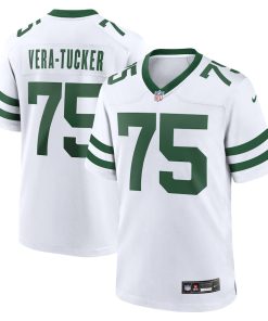 Alijah Vera-Tucker New York Jets Nike Legacy Player Game Jersey - White