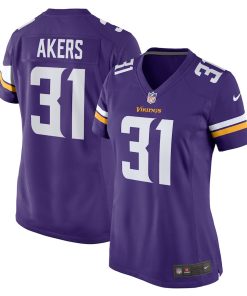 Cam Akers Minnesota Vikings Nike Women's  Game Jersey -  Purple