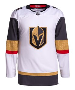 Alternative view of Vegas Golden Knights adidas Away Primegreen Authentic Jersey?¨C White