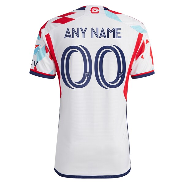 Chicago Fire adidas 2024 A Kit For All Authentic Custom Jersey?ยจC White - Image 3