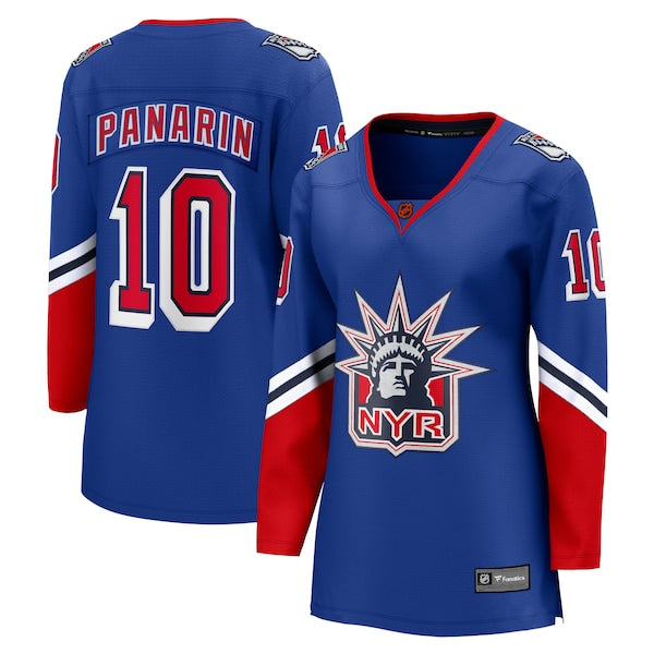 Artemi Panarin New York Rangers Women's Special Edition 2.0 Breakaway Player Jersey - Royal