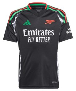 Alternative view of Arsenal adidas Youth 2024/25 Away Replica Jersey - Black