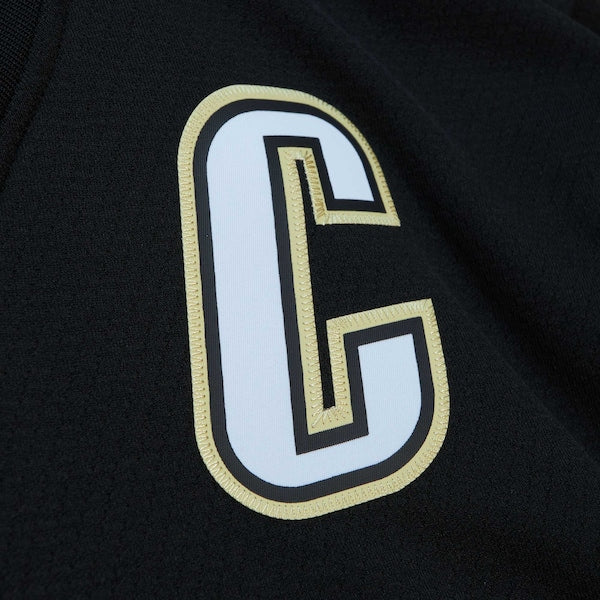 Sidney Crosby Pittsburgh Penguins Big & Tall 2008 Captain Patch Blue Line Player Jersey - Black - Image 7