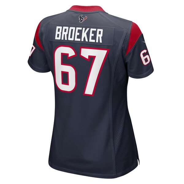 Nick Broeker Houston Texans Nike Women's Team Game Jersey - Navy - Image 3