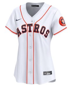 Alternative view of Houston Astros Nike Women's 2024 Jackie Robinson Day Home Limited Jersey?¨C White