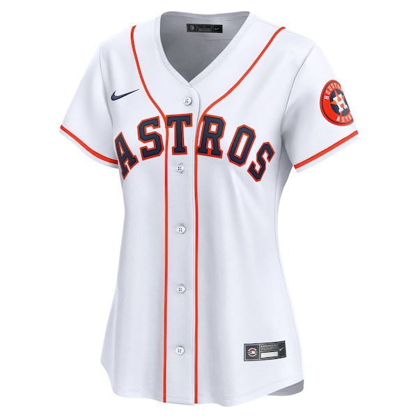 Houston Astros Nike Women's 2024 Jackie Robinson Day Home Limited Jersey?ยจC White - Image 2