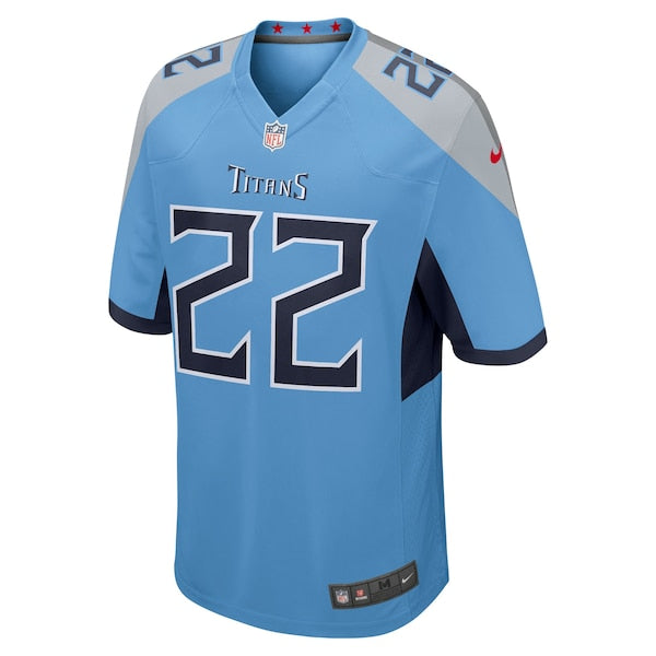 Derrick Henry Tennessee Titans Nike Youth Game Jersey - Light Blue/Navy/White - Image 3