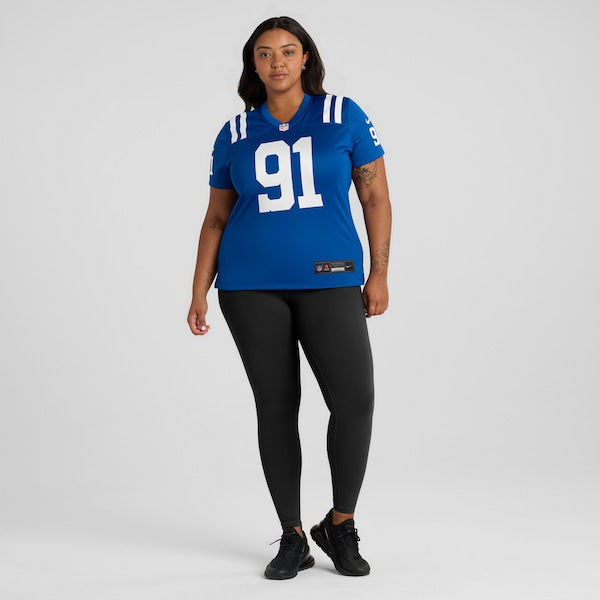 JT Tuimoloau Indianapolis Colts Nike Women's Team Game Jersey - Royal - Image 7