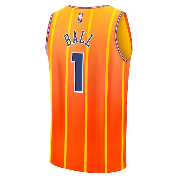 LaMelo Ball Charlotte Hornets Youth 2025/26 City Edition Fast Break Jersey - Orange - Image 5