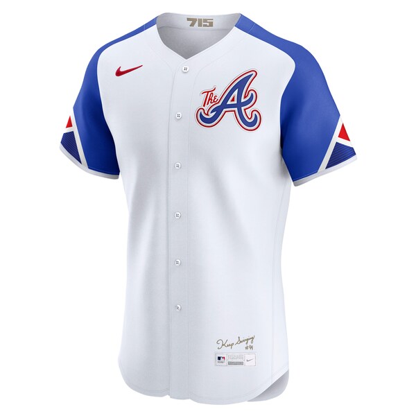 Atlanta Braves Nike City Connect Elite Jersey - White - Image 2