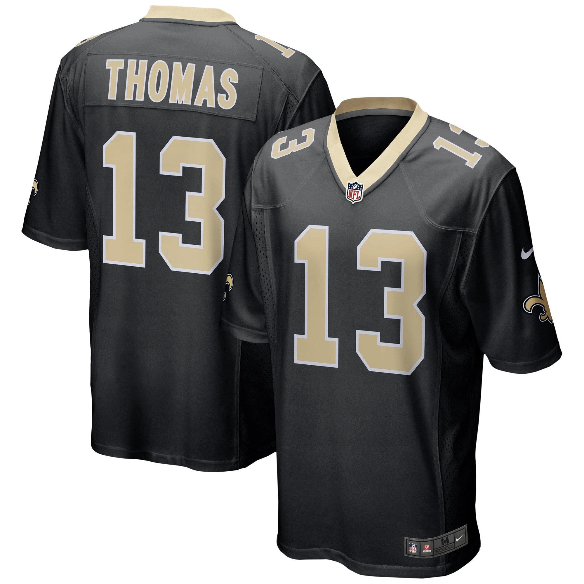 Michael Thomas New Orleans Saints Nike Alternate Game Jersey - White/Black - Image 6