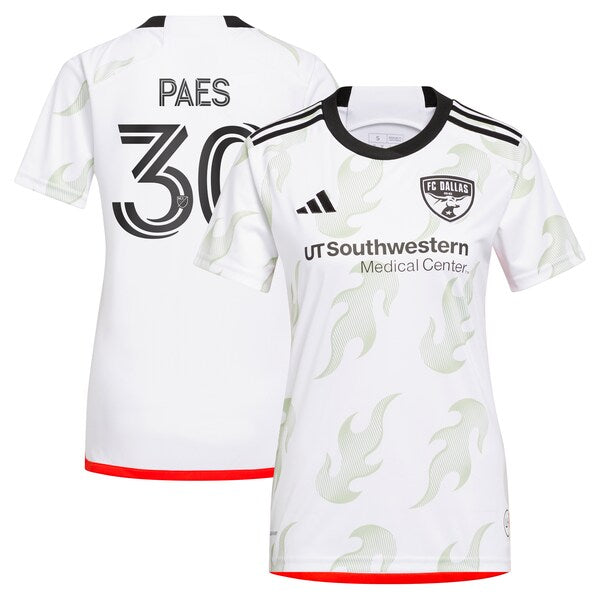 Maarten Paes FC Dallas adidas Women's 2024 Burn Baby Burn Replica Player Jersey?ยจC White