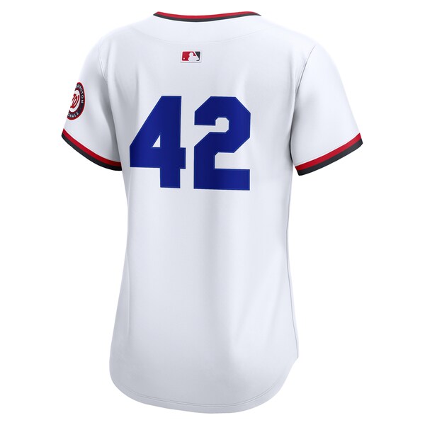 Washington Nationals Nike Home 2025 Jackie Robinson Day Limited Jersey?ยจC White - Image 3