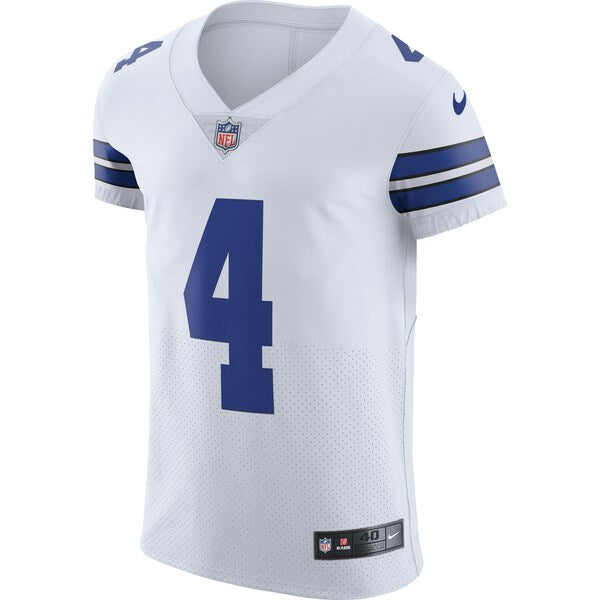 Dak Prescott Dallas Cowboys Nike Vapor Elite Player Jersey - White/Navy - Image 3