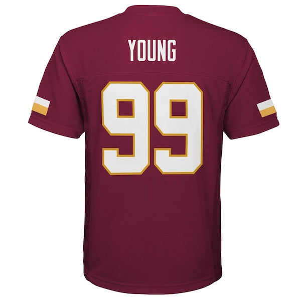 Chase Young Washington Commanders Youth Replica Player Jersey - Burgundy - Image 3