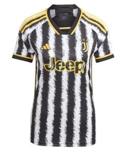 Alternative view of Du?an Vlahovi? Juventus adidas Women's 2023/24 Home Replica Player Jersey - Black