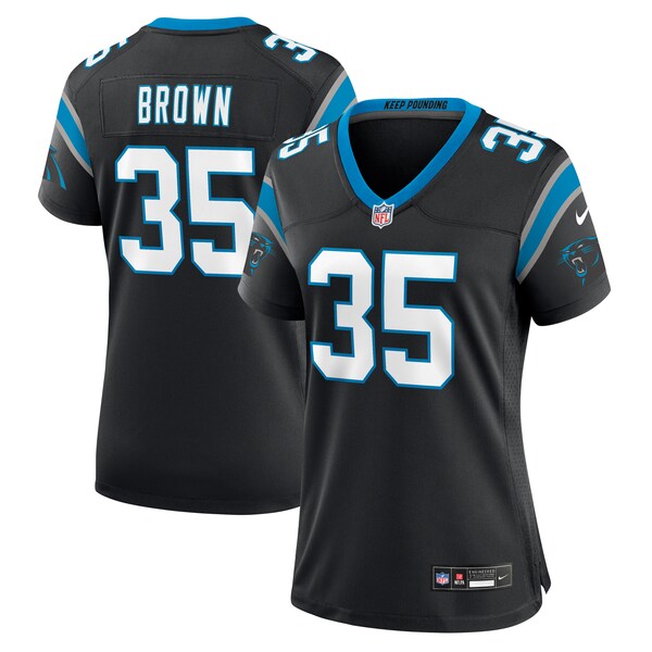 Anthony Brown Carolina Panthers Nike Women's Game Jersey - Black - Image 2