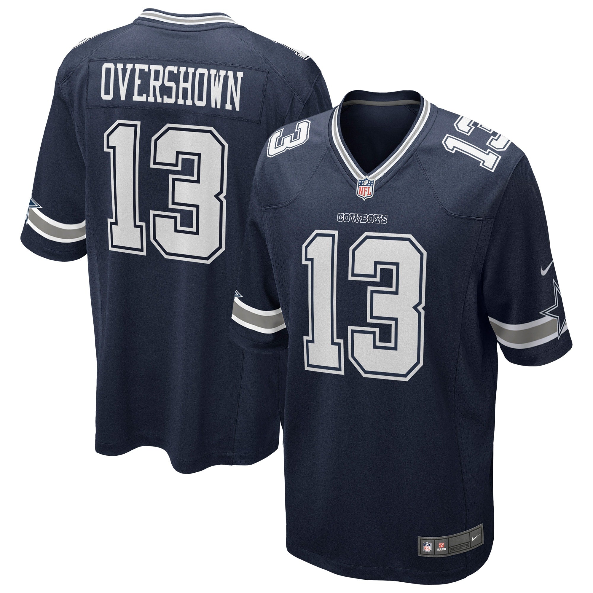 DeMarvion Overshown Dallas Cowboys Nike Game Jersey - White/Navy - Image 6