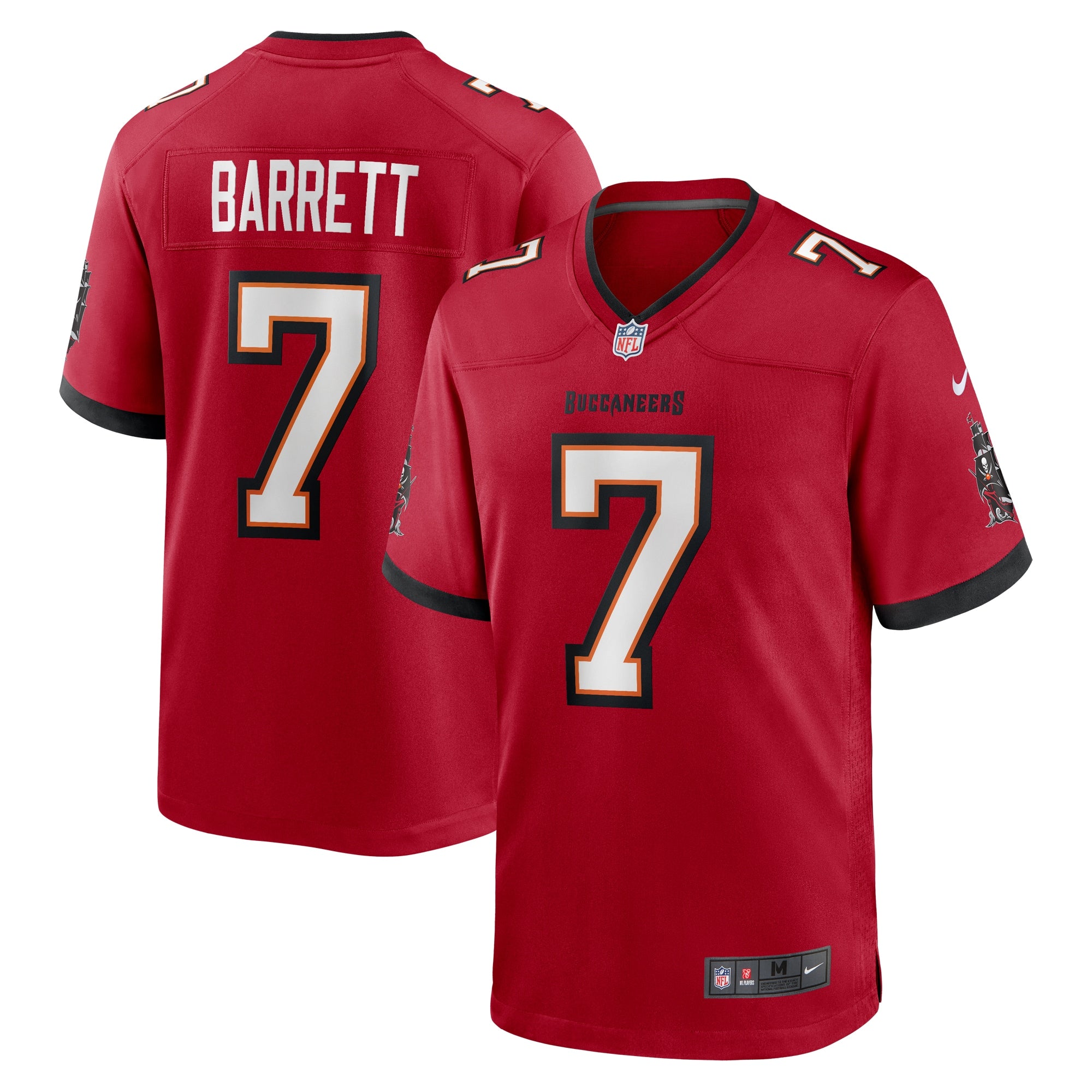 Shaquil Barrett Tampa Bay Buccaneers Nike Throwback Game Jersey - Orange/Red - Image 5