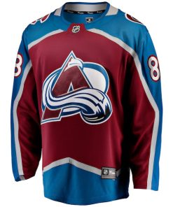 Alternative view of Martin Necas Colorado Avalanche   Breakaway Player Jersey - Burgundy