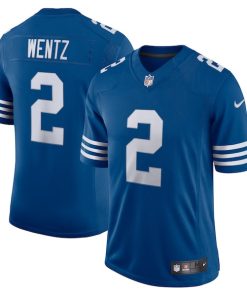 Carson Wentz Indianapolis Colts Nike Alternate Vapor Limited Jersey - Royal/White