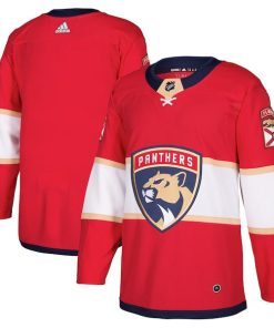 Florida Panthers adidas Home Authentic Blank Jersey - Red