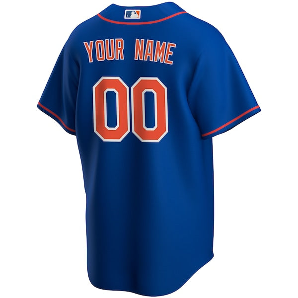 New York Mets Nike Alternate Replica Custom Jersey - Royal - Image 3
