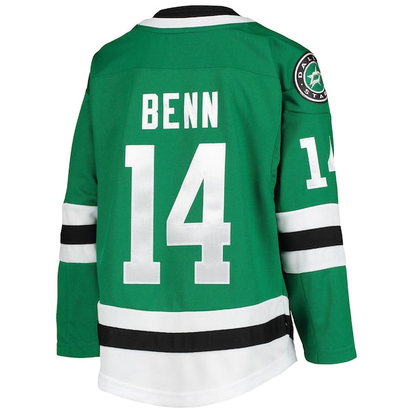 Jamie Benn Dallas Stars Youth Home Premier Player Jersey - Kelly Green - Image 3