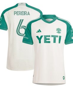 Daniel Pereira Austin FC adidas 2024 The Armadillo Kit Authentic Player Jersey?¨C Tan