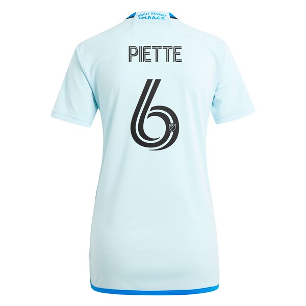 Samuel Piette CF Montreal adidas Women's 2024 La Main Replica Player Jersey?ยจC Light Blue - Image 3