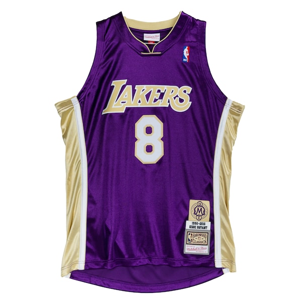 Kobe Bryant Los Angeles Lakers Hall of Fame Class of 2020 #8 Authentic Jersey - Purple/Gold