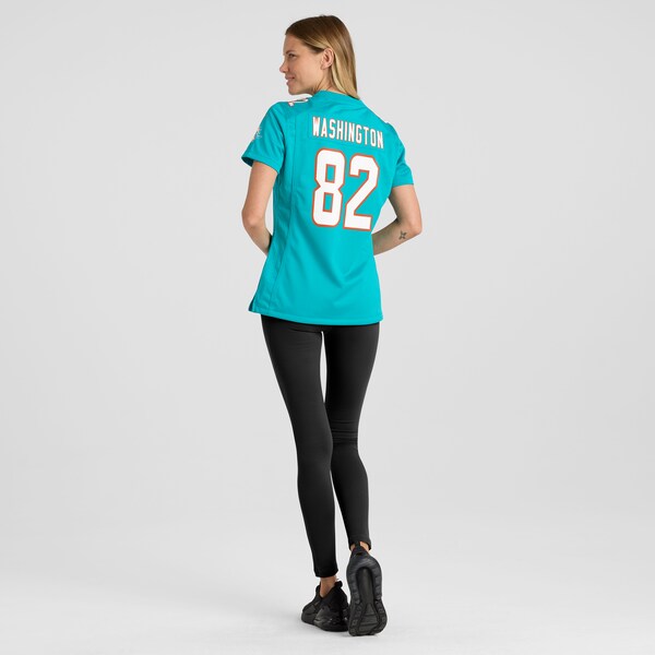 Tahj Washington Miami Dolphins Nike Women's Game Jersey - Aqua - Image 5