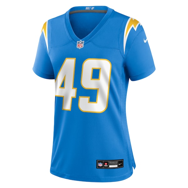 John Kelly Jr. Los Angeles Chargers Nike Women's Team Game Jersey - Powder Blue - Image 2