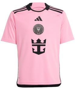 Alternative view of Sergio Busquets Inter Miami CF adidas Youth 2024 2getherness Replica Player Jersey - Pink