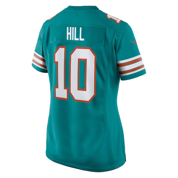 Tyreek Hill Miami Dolphins Nike Women's Alternate Game Jersey - Aqua/White - Image 4