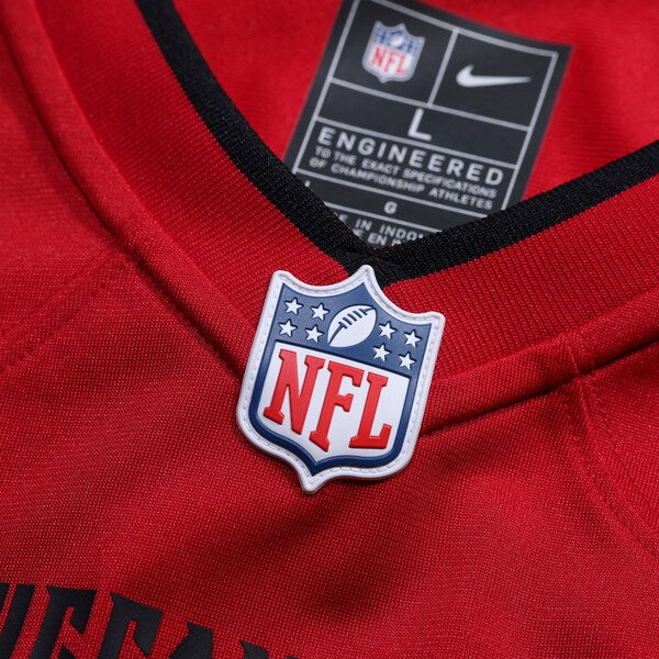 Chris Braswell Tampa Bay Buccaneers Nike Game Jersey - Red - Image 4