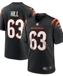 Trey Hill Cincinnati Bengals Nike Game Jersey - Black