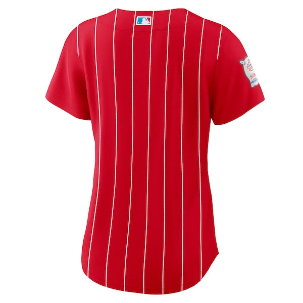Miami Marlins Nike Women's City Connect Replica Team Jersey - Red - Image 3