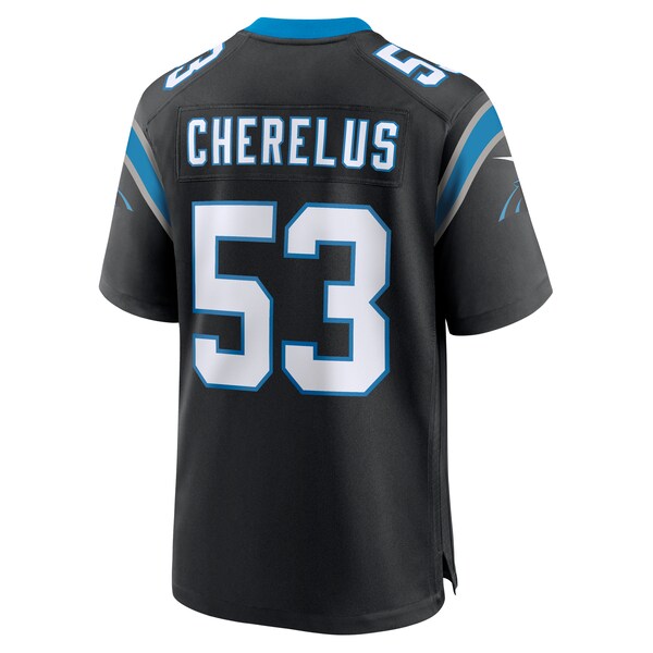 Claudin Cherelus Carolina Panthers Nike Team Game Jersey - Black - Image 3