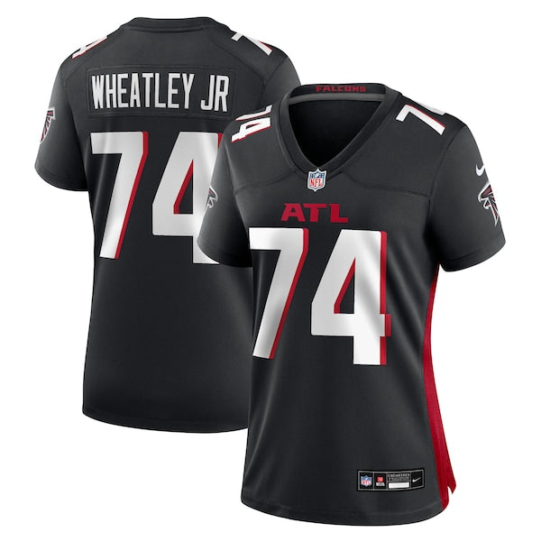 Tyrone Wheatley Jr Atlanta Falcons Nike Women's Team Game Jersey - Black