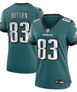 Jahan Dotson Philadelphia Eagles Nike Women's Team Game Jersey - Midnight Green