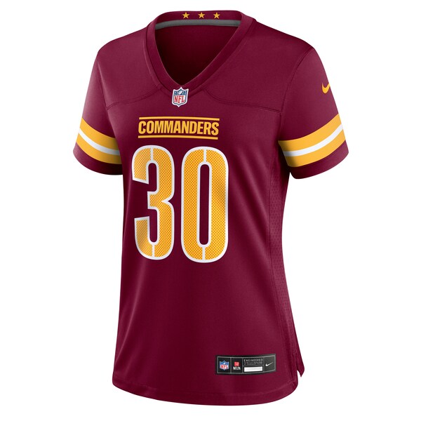 Austin Ekeler Washington Commanders Nike Women's Game Jersey - Burgundy/White - Image 4