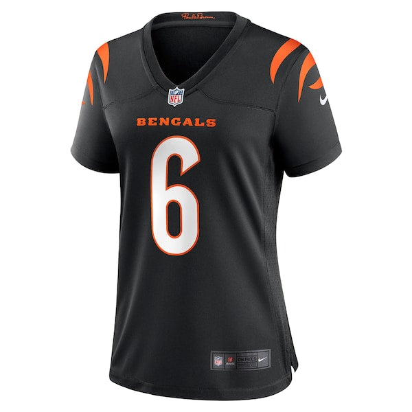 Jake Browning Cincinnati Bengals Nike Women's Game Jersey - Black - Image 2