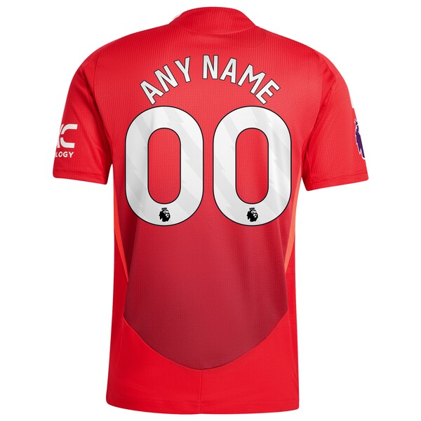 Manchester United adidas 2024/25 Home Authentic Custom Jersey - Red - Image 3