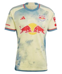 Alternative view of John Tolkin New York Red Bulls adidas 2024 Daniel Patrick Kit Authentic Jersey - Yellow