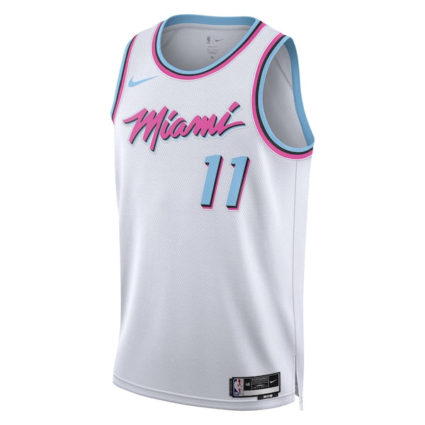 Jaime Jaquez Jr. Miami Heat Nike Unisex 2024/25 Swingman Player Jersey - City Edition - White - Image 2