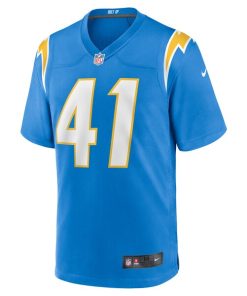 Alternative view of Eli Apple Los Angeles Chargers Nike Team Game Jersey -  Powder Blue
